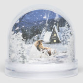 Christmas Winter Fairy Tale, Sable Collie Dog - (正面)