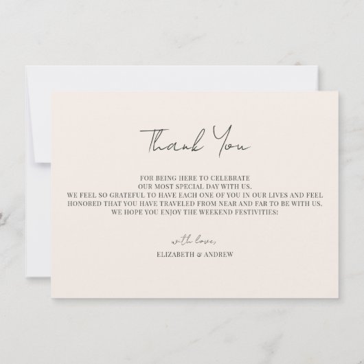 Christmas Winter Floral  Wedding Welcome Cards 招待状 (裏面)