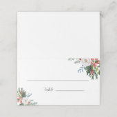 Christmas Winter Guest Name プレイスカード (外部開封)