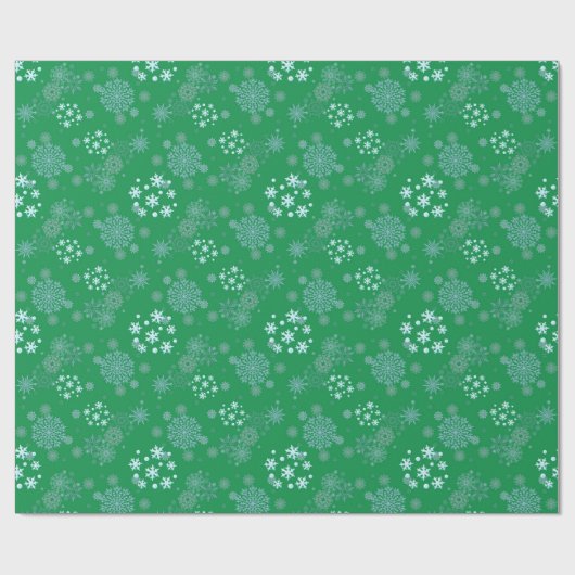 Christmas Winter Hanukkah Snowflake design  ラッピングペーパー (フラット)
