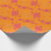 Christmas Winter Hanukkah Snowflake design  ラッピングペーパー (角)