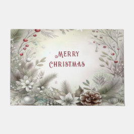 Christmas Winter Holiday Doormat ドアマット