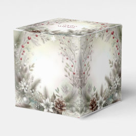 Christmas Winter Holiday Favor Box フェイバーボックス