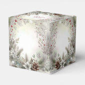 Christmas Winter Holiday Favor Box フェイバーボックス (裏面サイド)