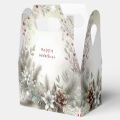 Christmas Winter Holiday Gift Box フェイバーボックス (オープン)