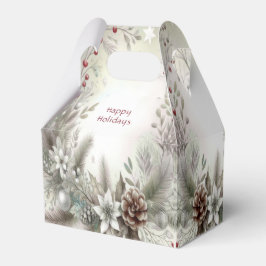 Christmas Winter Holiday Gift Box フェイバーボックス