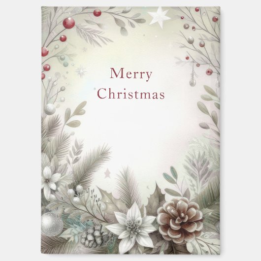 Christmas Winter Holiday Magnet マグネット (正面)