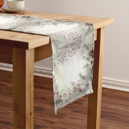 Christmas Winter Holiday Table Runner ミディアムテーブルランナー (インサイチュ)