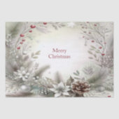 Christmas Winter Holiday Tissue Paper 薄葉紙 (正面)