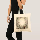 Christmas Winter Holiday Tote Bag トートバッグ (正面(商品))