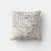 Christmas winter holidays mistletoe クッション (正面)