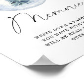 Christmas winter memories with the bride poster ポスター (角)