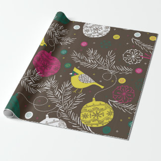 Christmas winter pattern ラッピングペーパー
