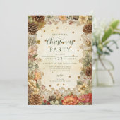 Christmas Winter Pine Elegance 招待状 (スタンド正面)