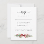 Christmas Winter RSVP Card (正面)