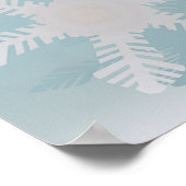 Christmas Winter Scene ポスター (角)