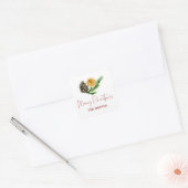 Christmas  Winter Square Sticker スクエアシール (封筒)