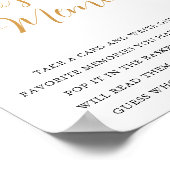 Christmas Winter Who's Memory Bridal Shower Game  ポスター (角)