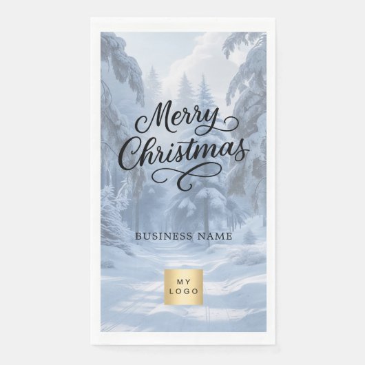 Christmas winter wonderland business logo (正面)