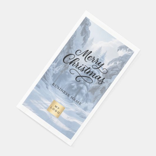 Christmas winter wonderland business logo (コーナー)