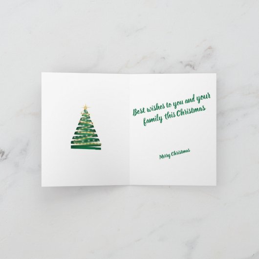Christmas Wishes カード (内部)