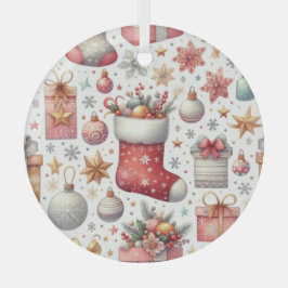 Christmas Wishes ガラスオーナメント