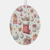 Christmas Wishes ガラスオーナメント (正面右)