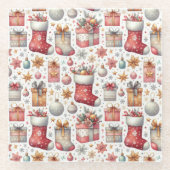 Christmas Wishes ガラスコースター (正面)