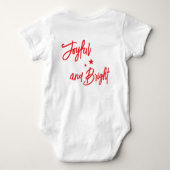 Christmas wishes  ベビーボディスーツ (裏面)