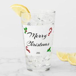 Christmas Wishes Glass Tumbler タンブラーグラス
