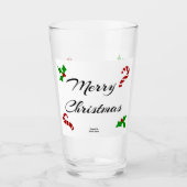 Christmas Wishes Glass Tumbler タンブラーグラス (正面)