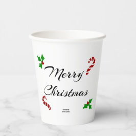 Christmas Wishes Paper Cups 紙コップ