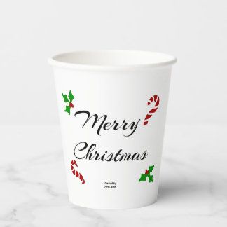 Christmas Wishes Paper Cups 紙コップ