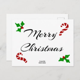 Christmas Wishes Postcard シーズンポストカード