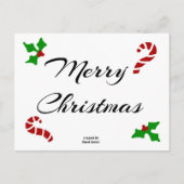 Christmas Wishes Postcard シーズンポストカード (正面)