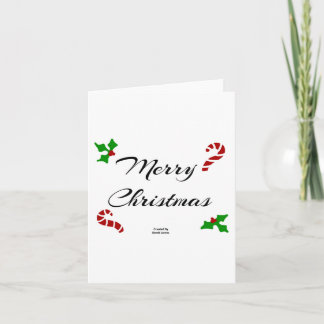Christmas Wishes Small Greeting Card サンキューカード