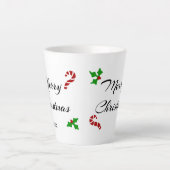 Christmas Wishes Small Latte Mug カフェラテマグ (正面)