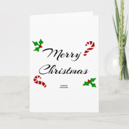 Christmas Wishes Standard-Size Greeting Card サンキューカード