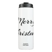 Christmas Wishes Thermal Tumbler タンブラー (正面)