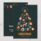 Christmas Wishing Holiday Card シーズンカード (正面/裏面)