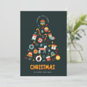 Christmas Wishing Holiday Card シーズンカード (スタンド正面)