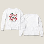 Christmas WITH Family – Glitter Holiday Design (デザイン 正面＆背面)