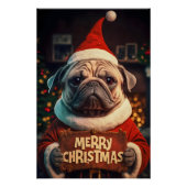 Christmas with Pug ポスター (正面)
