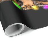 Christmas With Rottweiler Dog ラッピングペーパー (ロールコーナー)