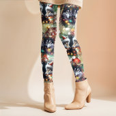 Christmas Wolves Leggings レギンス
