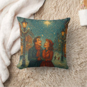 Christmas Wonder Throw Pillow クッション (ブランケット)