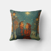 Christmas Wonder Throw Pillow クッション (裏面)