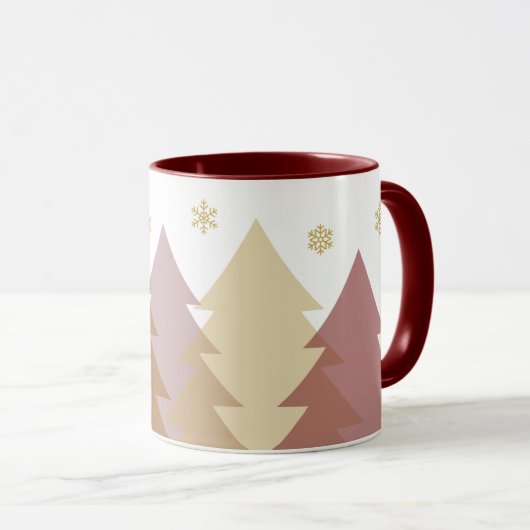 Christmas Woodlands Coffee Mug マグカップ (正面右)