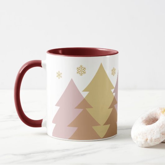 Christmas Woodlands Coffee Mug マグカップ (ドーナツ)