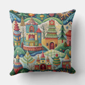 Christmas World  designer cushion クッション (裏面)